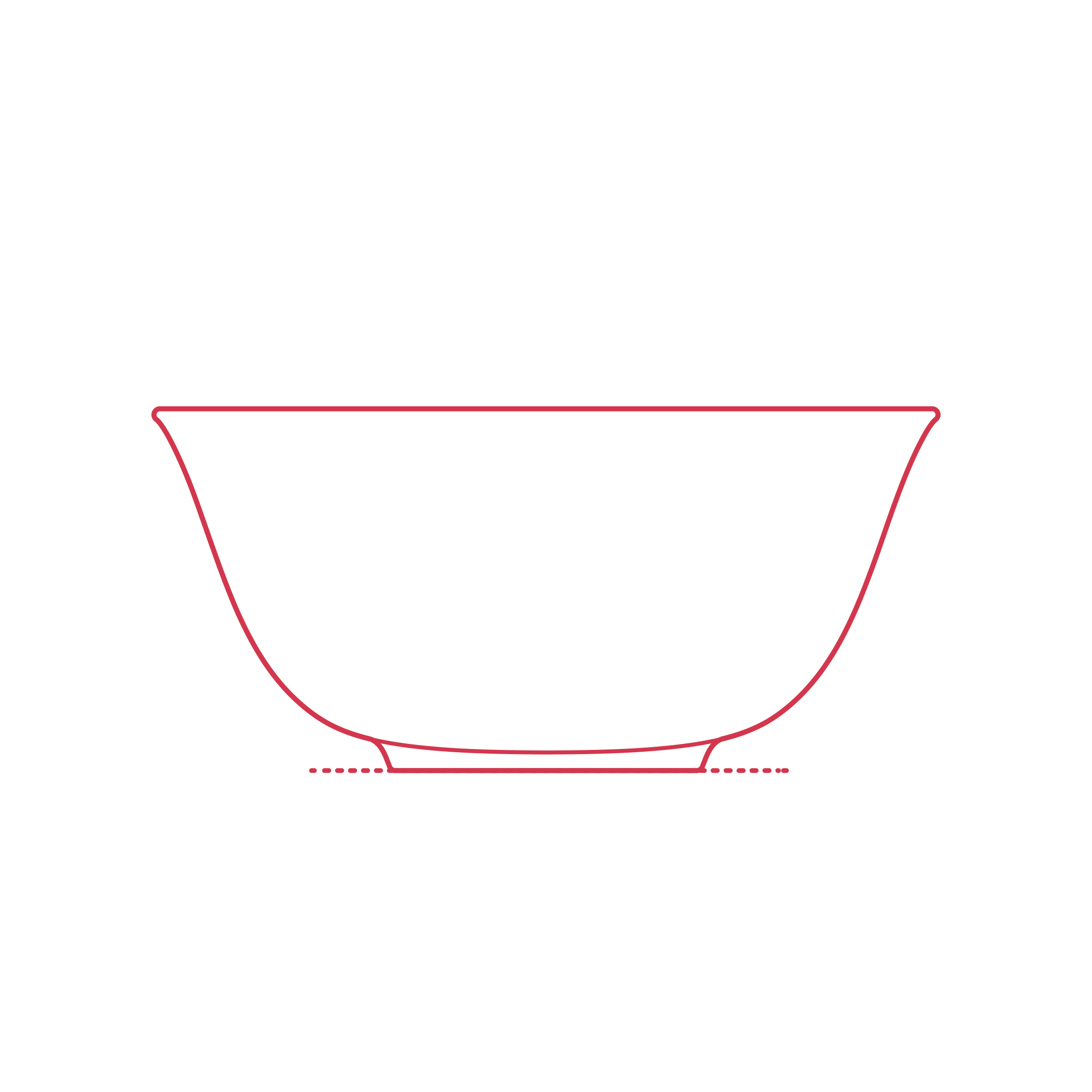 Objects Bowls Ikea Upplaga Bowl 6.5 Inch Silhouette Cutting Svg Files Free Vectors